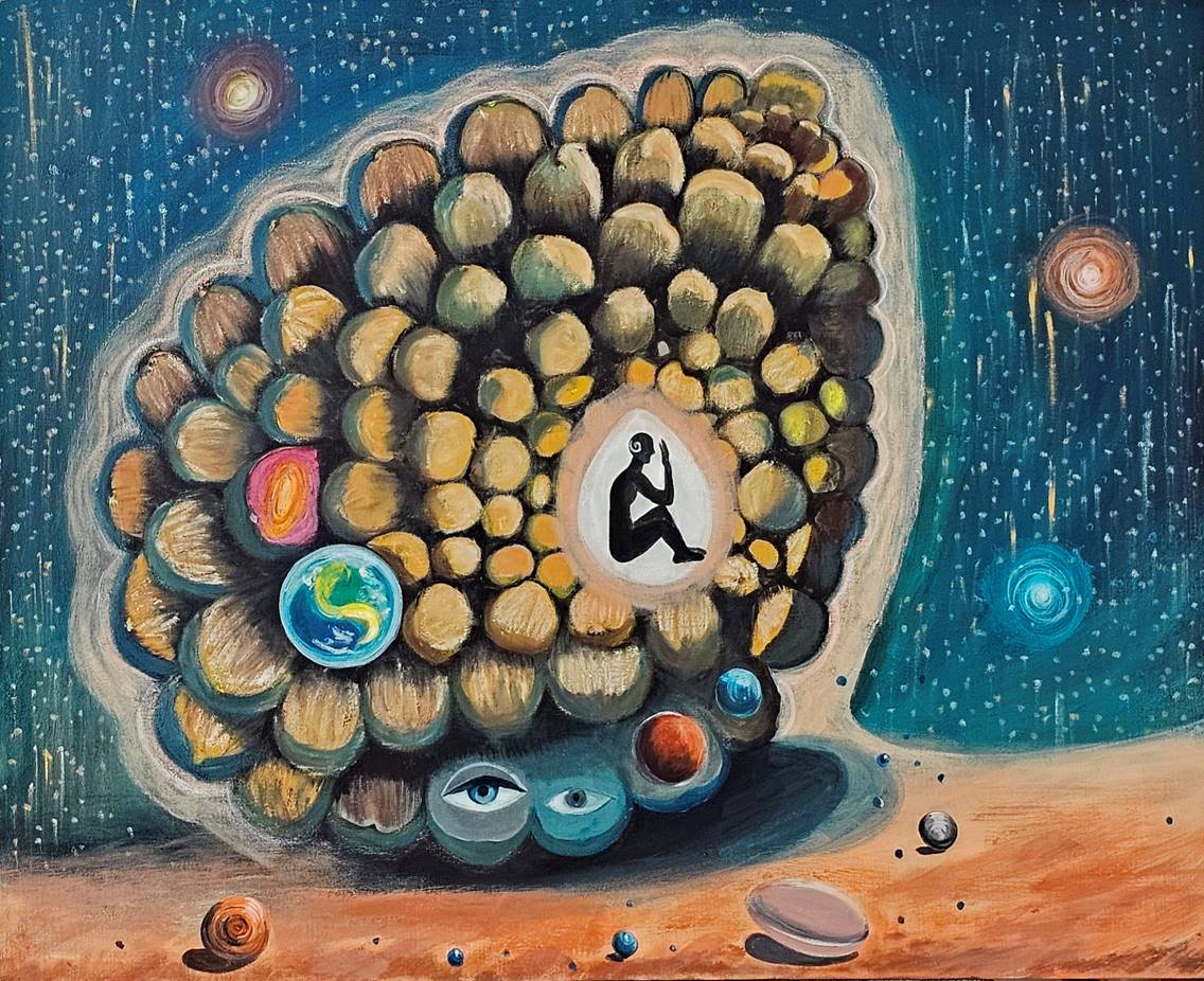 나순단 작품 이미지 : 내면에 피어난 사유