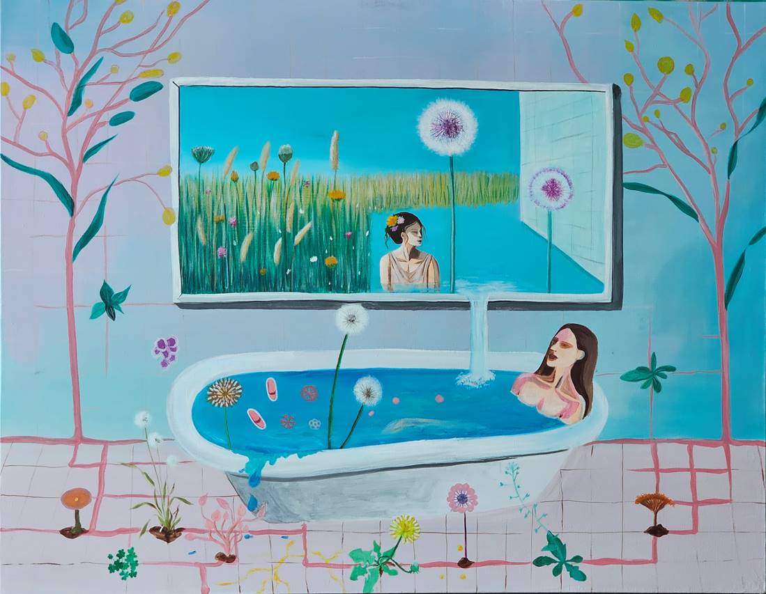 나순단 작품 이미지 : 욕실풍경에 틈